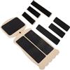 RORPOIR Tavola Regolabile Portatile a Forma di Piede in Legno con Superficie Antiscivolo per Allenamento di Stabilità su Gamba Singola in Ambienti Indoor