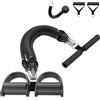 FUNFLEX Set Fasce di Resistenza con Pedale e Ancoraggio Porta - Expander Fitness 45kg per Casa, Home Gym, Allenamento Muscolare e Forza, Resistance Band System