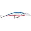 Rapala Esca con Ami Due N. 4, Profondità di Nuoto 3.3-5.7m, 9cm Dimensioni, Blu Flash
