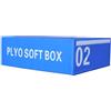 Zxpjkyu Box per Pliometrici, Box di Rinforzo in Schiuma Facile da Pulire, Allenamento con per Fitness, Allenamento, Blu Alto 30 cm
