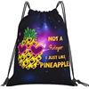 Generic Zaino con Coulisse Not A Swinger I Just Like Pineapples Funny Pineapple Sacca da Palestra Impermeabile Drawstring Backpack Pieghevole Sportiva Zainetto per Scuola Spiaggia Viaggi