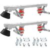 zwxqe Skate Plate, Four-Wheel Two-Row Skate Plate, Aluminum Alloy Drift Skates Plate, Skate Base Bottom Plate, Skate Modification Parts, Two-Row Skate Plate for Shoes, Drift Skates Plate for Modification