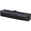 Gettimore Borsa portaoggetti nera a strisce lunghe per tappetini da yoga, treppiedi, coperte da pavimento e portapacchi, borsa pieghevole per attività all'aperto, colore nero, 60 x 25 x 25 cm