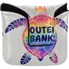 GuoChe Coperture per mazze da golf con chiusura magnetica per mazze e mazze quadrate in pelle PU impermeabile tribale esterna banche North Carolina Tie Dye Sea Turtle