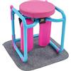 JUUTALK Stepper con schermo LED, Stepper Fitness Appartamento,Stepper(Blu, Rosa)