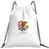 JBJGKHLP Zaino da donna con coulisse con stampa bandiera dello stato dell'Illinois, borsa da fitness portatile per allenamento sportivo, viaggi, yoga
