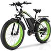 PHILODO Bicicletta elettrica per adulti, 26 x 4,0 pollici Fat Tire 48V 17,5Ah/22Ah batteria rimovibile Ebike Biciclette elettriche, 21 velocità, freno a disco idraulico