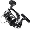 HUSHUI Mulinello da Pesca Spinning in Metallo 5.1:1 Ad Alta velocità per Canne da Pesca in Acqua Salata Versatile e Facile da Riporre