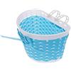 KQFCAZRE Cestino Anteriore per Bicicletta da Bambina con Fiocco, Stabilizzatori per, Custodia per Bicicletta per Bambini, 21x14x15cm