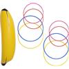 Mikinona Set 1 Banana Gonfiabile per Giochi in Piscina e Festa, Materiale Plastico Resistente a Graffi, Design Realistico per Divertimento Unico a Party Colore Casuale