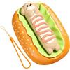 Générique Scaldamani elettrico - 2000 mAh - Banca di potere a 3 livelli a forma di hot dog - Scaldamani portatile ricaricabile per ufficio, scuola, viaggio, esterno, casa, interno, accessorio h