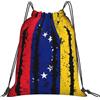 Generic Zaino con Coulisse Venezuela Flag Borsa con Coulisse Pieghevole Sportiva Zainetto Grande capacità Drawstring Backpack per Viaggi Unisex Scuola