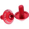 KQFCAZRE 2 Viti in Lega di Alluminio, Testa Esagonale M5x10 Mm per Mountain Bike, Dorato