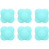 AOWINHIT Set di Palline in Silicone Hex Response 6 Pezzi Blu per Allenamento Agile e Miglioramento della velocità di Reazione, Perfette per gli Atleti