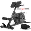 PASYOU panca romana regolabile 4-in-1 per iperestensioni, squat, stacchi, Include cintura da sollevamento, compatibile con dischi 1 e 2, Ideale per home gym