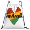 Generic Zaino con Coulisse June Festival Independence Freedom Day Borsa con Coulisse Pieghevole Drawstring Backpack Leggero Sacca da Palestra per Viaggi Unisex Vacanze