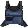 Generic Marsupio da petto, regolabile, grande, per attività all'aperto, per escursioni, corsa, escursionismo, palestra, pesca, lavoro, grande capacità, per ciclismo, sport, Blu, Refer to description, Unisex