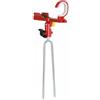 QSTDGVPW Porta Canna da Pesca Reggicanna Inox Resistente con Modulo Staccabile Angolo Regolabile E Puntale Rinforzato per Pesca in Spiaggia Pescatori Uso Esterno, Red