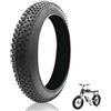 WEISHIDAI 26x4.0 Per Bici Pneumatico Largo | Pneumatico Marroncino Off-Road Compatibile Con Bici Elettriche, Motoslitte E Mtb | 26 Pollici Con 5-30psi 40-210Kpa Per Usi Multipli