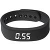 ZGUZMCMK Workout Sport Contapassi E Rilevamento Calorie Distanza Cintura Silicone Confortevole Strumenti Intelligenti per, Bianco