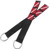 Hemobllo Cinturino da Polso in Acciaio Inossidabile e Nylon per Immersioni Subacquee 2 Pezzi d Ring Regolabile per Accessori da Immersione e Torce Subacquee