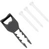 Generic Strumento Divot, Strumento Multifunzionale per Riparazione Divot in Metallo con Regolatore Dell'Altezza del T, Pulitore per Scanalature, Aiuto per L'Allineamento del Putter per (