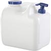 Fzaqwen Contenitore Acqua Camping Bottiglia Portatile con Rubinetto Tanica Dispenser Bevande Bidone in PE Resistente Facile da Pulire Adatto per Picnic, 10 Litri