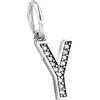 LES FOLIES DI PAOLA GRIECO Charm Lettera Y Iniziale Nome Ciondolo Pendente in argento 925 - Les Folies per Pandora