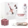 StylPro Set regalo STYLPRO: Pulitore e asciugatore per pennelli trucco in oro rosa e bianco. Pulisce e asciuga in 30s, elimina lo sporco, adatto ai vegani!