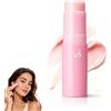 QTVKMAS Stick Multi-Balsamo Volumizzante al Collagene Rosa, Balsamo Viso Coreano Idratante, Stick al Collagene Rimpolpante per Contorno Occhi, Collo, Fronte, Linee del Sorriso e Labbra(1pc)