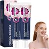 TRMPLX 2 * 40g Protesi dentale colla per denti,Colla Per Protesi Dentarie,Gel Adesivo Crema Adesivo Dentario Termoplastico, Colla Termoplastica A Lunga Durata-C