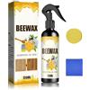 ZOMKIFA Spray Cera d'Api Naturale per Mobili in Legno (120ml), Cera d'Api Naturale per Protezione e Lucentezza, Spray per Legno Professionale per Pavimenti, Tavoli e Superfici in Legno Antico e Moderno