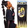 Ser Mulher Capelli SUPER JUMBO PREMIUM Braid per Treccine Africane PESO: 522g, LUNGHE: 65cm Pre-Stretched - Hair Braiding Extension, Anellini per Styling COMPRESI, (Black, 65 cm)