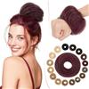 SEGO Pro Chignon Capelli Veri 100% Umani #1B/99J Nero Naturale/Borgogna Chignon Facile per Capelli Elastico Capelli Finti Coda di Cavallo Updo per Donne Ragazze Lisci (17g)