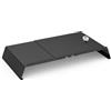 onlyfire Inserto per Pizza Regolabile per Barbecue a Gas, Contenitore per Pizza con Termometro, BBQ Cappa per Pizza, Regolabile 53-78 cm