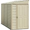 Duramax Model 00614 4 x 8 Sidemate Vinyl Storage Shed con fondotinta