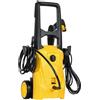 Outsunny Idropulitrice ad Alta Pressione 1600W con Ugello Regolabile e Kit di Pulizia, Professionale in Rame e Alluminio, 120 Bar, Portata Massima 390 l/h, per Auto, Patio e Casa, Giallo