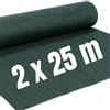 Masterbrico Rete Ombreggiante Verde per Orto, Ombra 90% — 200 cm x 25 metri | Filo piatto UV-resistente, indemagliabile — ideale per frangivista, frangisole, orto e tunnel agricoli