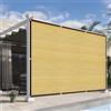 J J V N G I Telo Ombreggiante Beige 4X5M come Protezione Solare per Terrazza e Balcone, Copertura per Serra e Autorimessa, Protezione per Piante, Animali e Mobili da Giardino