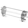 Weber Crafted Set di spiedini per girarrosto/Supporto con 6 spiedini in Acciaio Inox, Lavabili in lavastoviglie, Lunghezza 40 cm - Argento (7685)