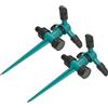 Armo Gardening Armo® - Spruzzatore automatico rotante a 360 gradi, confezione da 2 irrigatori per irrigazione da giardino