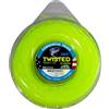 MAXPOWER 338806 Filo decespugliatore in copolimero 1.6mm 61 Metri Quadrato Ritorto, Giallo Neon