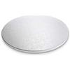 Dream' s Party Piatto SottoTorta rigido vassoio TONDO Ø 45cm - CAKE BOARD argentato - altezza 1,2cm- ideale come decoro per trasportare e portare torte decorate con il cake design e con sculture in pasta di zucchero