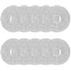 Serenophile Set di panni di ricambio per robot aspirapolvere Xiaomi S40 Pro OV71GL, in microfibra, lavabili e riutilizzabili, per la pulizia robotica dei pavimenti, disponibili in 4 o 10 pezzi (confezione da 10)