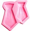 YOUNAFEN Stampo in silicone per cravatta, cappello di papà, fondente, torta, cupcake, decorazione per cioccolato, festa del papà, forniture da forno, stampo in silicone per decorazione torte fondente
