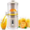 VIHBRAI Slow Juicer Spremiagrumi elettrico senza fili, spremiagrumi con calibro da 110 mm, 3 velocità, spremiagrumi per frutta e verdura, ricaricabile tramite USB, separatore automatico di succo