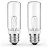 Caldarax 2 Pezzi Lampadina Tubolare T32 E27 Dimmerabile, 2766LM Bianco Caldo 2800K, AC 220V, Trasparente Lampadine JDD E27 per Illuminazione da Studio, Lampade da Terra, Lampade da Tavolo