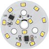 Generic YSJX Lighting, Confezione da 5, faretto LED da incasso chip 3W 5W 7W 9W 12W 15W 18W Chip di luce rotondo AC220V 2835SMD Illuminazione con perline(Warm white,7W)