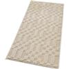 emmevi Tappeto Bagno 3D Morbido Assorbente Antiscivolo Lavabile Scendiletto Camera Set 3 Pezzi Beige