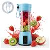 Snugcore Frullatore portatile per frullati e frullati, 380 ml, mini frullatore personale con 6 lame 3D aggiornate, ricaricabile tramite USB, da viaggio, per palestra, ufficio e attività all'aperto, blu